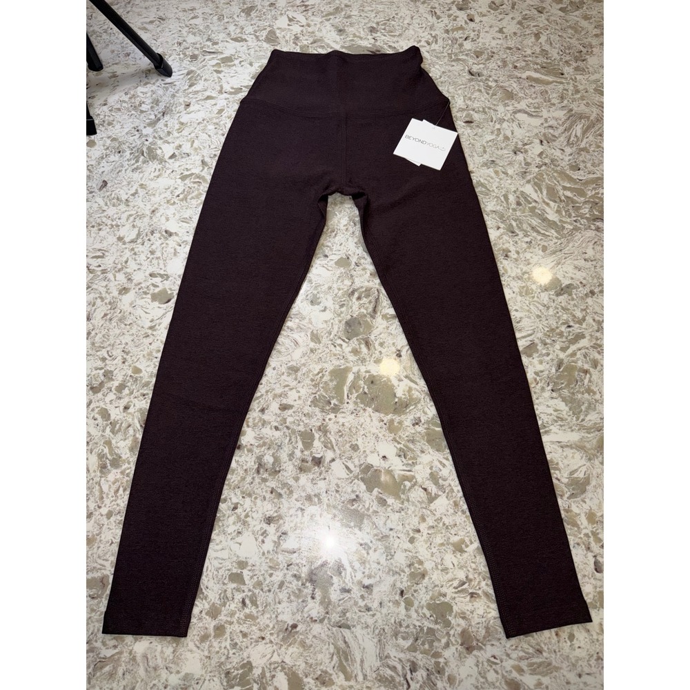Beyond Yoga Spacedye High Waisted Midi Leggings heather brown size S